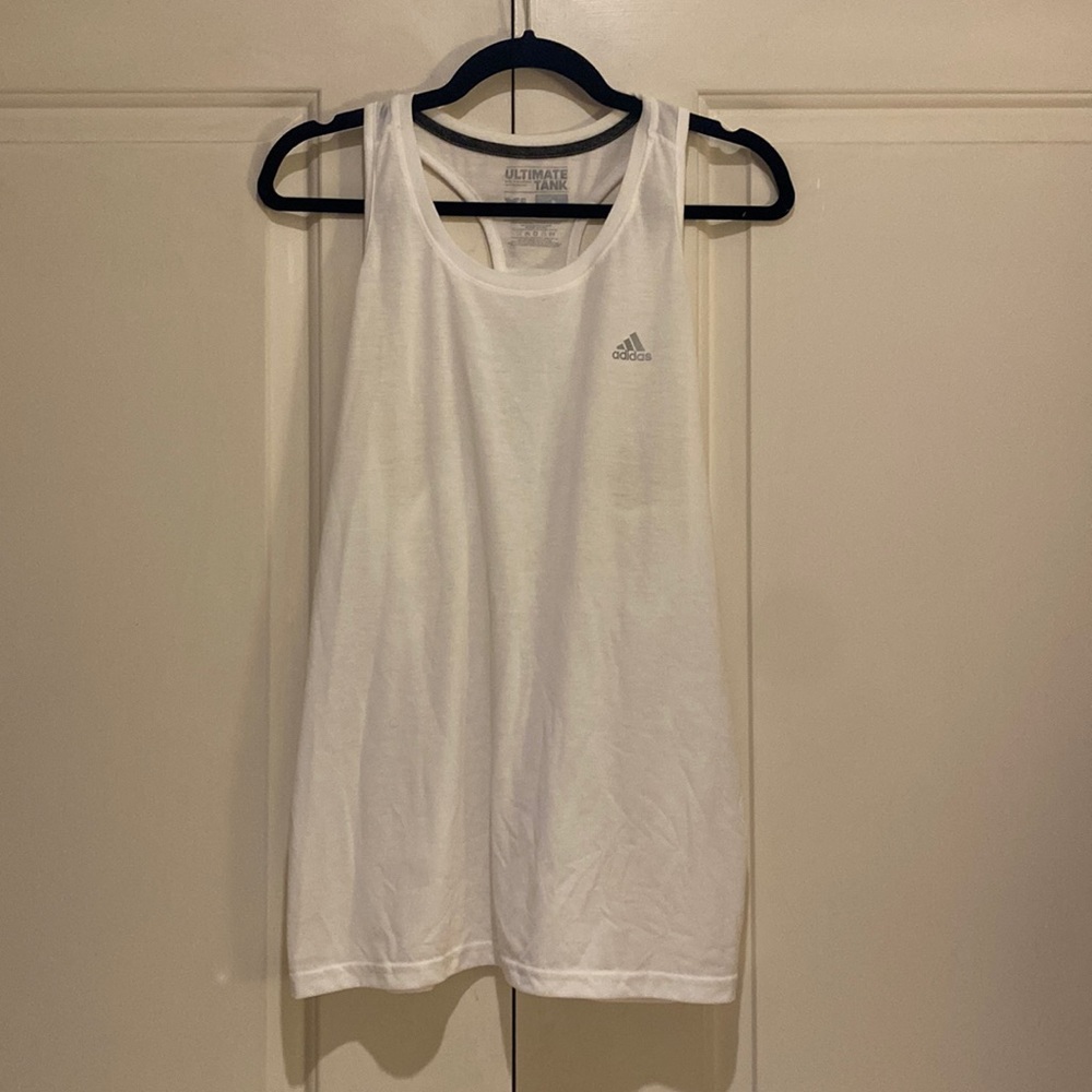 Women's Adidas Ultimate Tank - XL White